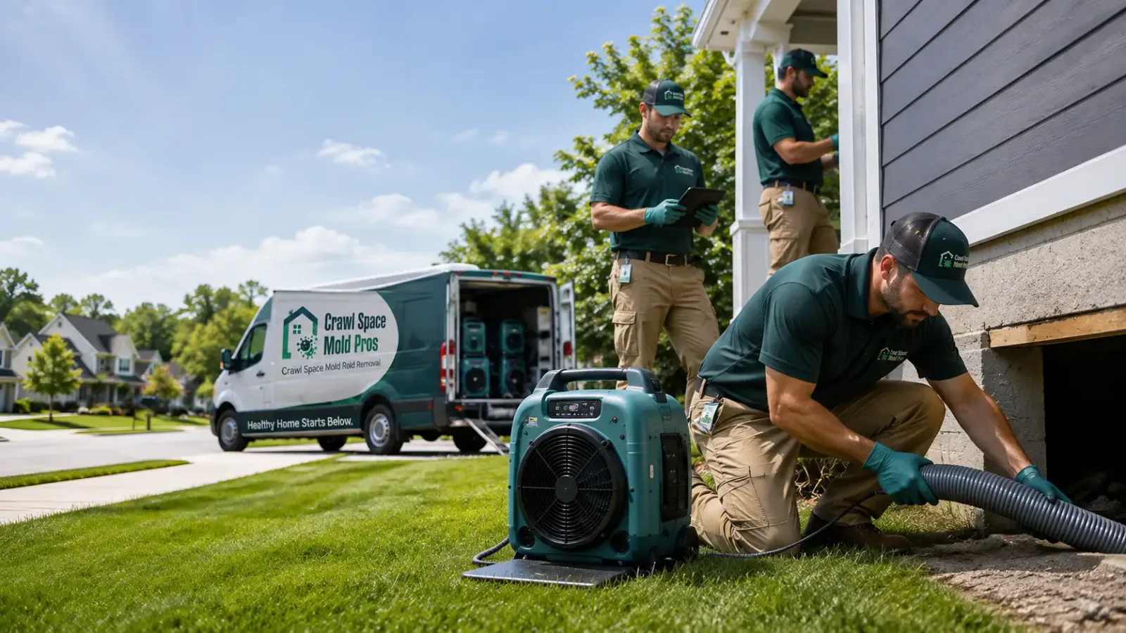 Crawl Space Mold Removal in Franklin, NC